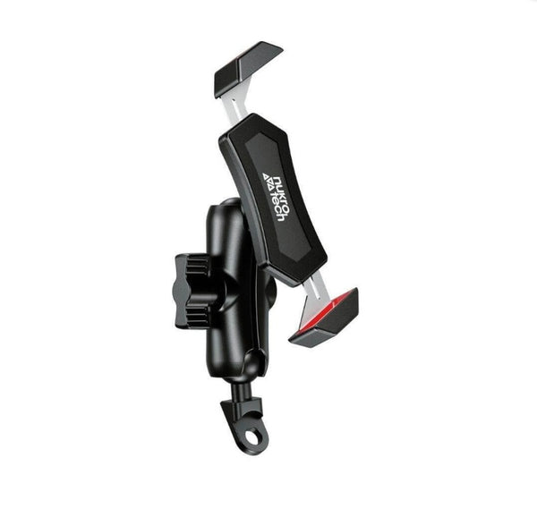 Nukrotech MLS-53 Mafsallı Ayna Bağlantılı Motosiklet Telefon Tutucu